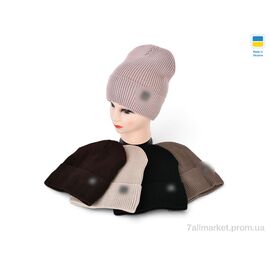 Жіноча шапка Зима SW047-1 на флісі mix (5 шт. р.сітка56-60) "Angelica" недорого оптом від прямого постачальника
