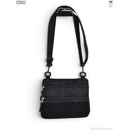 Сумка чоловіча SF3051 black 22*27* см, "Reluna Group" недорого оптом від прямого постачальника