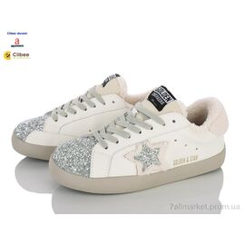 Кросівки жіночі модні Зима A1688 white-grey (6 пар р.35-40) "Clibee-Doremi" недорого оптом від прямого постачальника