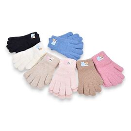 Рукавички дитячі на дівчинку 5207-2 mix р.7-12 "KH clothes" недорого оптом від прямого постачальника