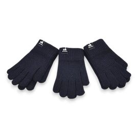 Рукавички дитячі унісекс 6019-1 black р.8-10 "KH clothes" недорого оптом від прямого постачальника