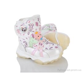 Дутики дитячі утеплені Зима 8804-6C (8 пар р.22-27) "Xifa kids" недорого оптом від прямого постачальника