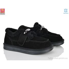 Туфлі жіночі стильні Зима GF2658 black (6 пар р.36-40) "PLPS-Nanachka" недорого оптом від прямого постачальника
