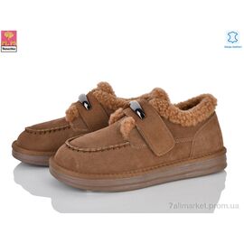 Туфлі жіночі стильні Зима GF2658 caramel (6 пар р.36-40) "PLPS-Nanachka" недорого оптом від прямого постачальника