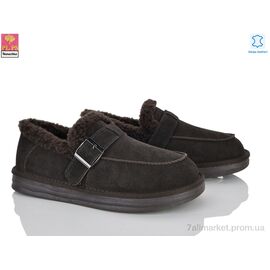 Туфлі жіночі стильні Зима GF2657 brown (6 пар р.36-40) "PLPS-Nanachka" недорого оптом від прямого постачальника