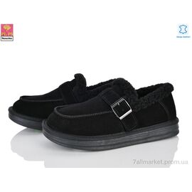 Туфлі жіночі стильні Зима GF2657 black (6 пар р.36-40) "PLPS-Nanachka" недорого оптом від прямого постачальника