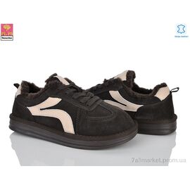 Кросівки жіночі модні Зима GF2628 brown (6 пар р.36-40) "PLPS-Nanachka" недорого оптом від прямого постачальника