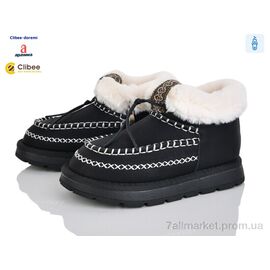 Черевики дитячі зручні Зима E2 black (8 пар р.33-38) "Clibee-Doremi" недорого оптом від прямого постачальника