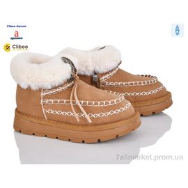 Черевики дитячі зручні Зима E3 camel-yellow (8 пар р.28-32) "Clibee-Doremi" недорого оптом від прямого постачальника