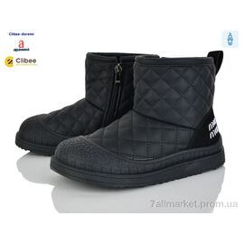 Черевики дитячі зручні Зима A8575-81 black (6 пар р.32-37) "Clibee-Doremi" недорого оптом від прямого постачальника