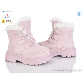 Черевики дитячі зручні Зима TA30 pink (6 пар р.23-27) "Clibee-Doremi" недорого оптом від прямого постачальника
