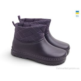 Фотография Сапоги из пены женские зима D420 DF т.фіолетовий (6 пар р.37-41) "Rai shoes" недорого оптом от прямого поставщика