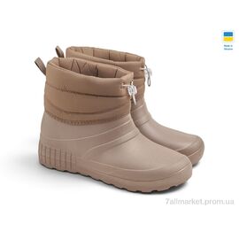 Фотография Сапоги из пены женские зима D401 DBg т.бежевий (6 пар р.37-41) "Rai shoes" недорого оптом от прямого поставщика