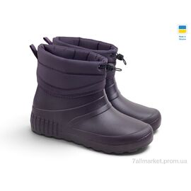 Фотография Сапоги из пены женские зима D401 DF т.фіолетовий (6 пар р.37-41) "Rai shoes" недорого оптом от прямого поставщика