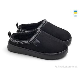 Фотография Тапки женские для дома зима UD7302 A чорний (6 пар р.37-41) "Rai shoes" недорого оптом от прямого поставщика