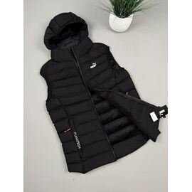 Фотография Жилетка мужская 990PU-1 black р.L-4XL "Alisa Brand" недорого оптом от прямого поставщика