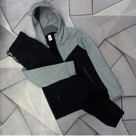 Фотография Костюм спортивный мужской 68502 black р.M-3XL "MACCALI" недорого оптом от прямого поставщика