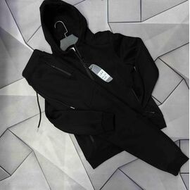 Фотография Костюм спортивный мужской 68504 black р.M-3XL "MACCALI" недорого оптом от прямого поставщика