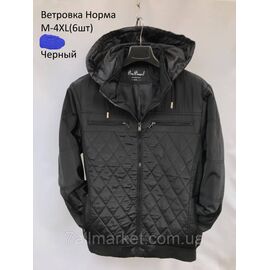Фотография Ветровка мужская стеганная с капюшоном  р-ры M-4XL (2цв) "NEW NOCE" недорого от прямого поставщика