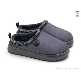 Фотография Тапки женские для дома зима UD7302 DG графіт (6 пар р.37-41) "Rai shoes" недорого оптом от прямого поставщика