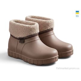 Фотография Сапоги из пены женские зима Д43 бежевий (6 пар р.37-41) "Rai shoes" недорого оптом от прямого поставщика