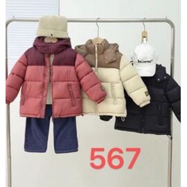 Фотография Куртка детская демисезонная на девочку 567 beige р.120-160 "Farbique" недорого оптом от прямого поставщика