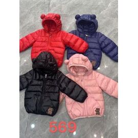 Фотография Куртка детская демисезонная на девочку 569 black р.90-130 "Farbique" недорого оптом от прямого поставщика