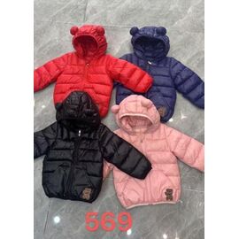 Фотография Куртка детская демисезонная на девочку 569 red р.90-130 "Farbique" недорого оптом от прямого поставщика