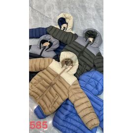 Фотография Куртка детская демисезонная на мальчика 585 beige р.130-170 "Farbique" недорого оптом от прямого поставщика