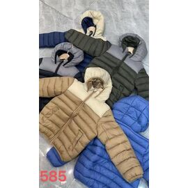 Фотография Куртка детская демисезонная на мальчика 585 grey-black р.130-170 "Farbique" недорого оптом от прямого поставщика