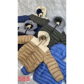 Фотография Куртка детская демисезонная на мальчика 585 grey-khaki р.130-170 "Farbique" недорого оптом от прямого поставщика
