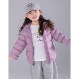 Фотография Куртка детская демисезонная на девочку FR18 lilac р.110-150 "Farbique" недорого оптом от прямого поставщика