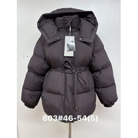 Куртка жіноча зимова 803 brown р.46-54 "Jacket" недорого оптом від прямого постачальника