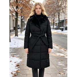 Куртка жіноча зимова 8269 black р.48-56 "Jacket" недорого оптом від прямого постачальника