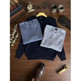 Светр чоловічий 23616 l.grey р.M-2XL "Moranny" недорого оптом від прямого постачальника