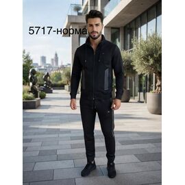 Костюм спортивний чоловічий 5717 black р.S-2XL "Moranny" недорого оптом від прямого постачальника