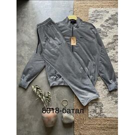 Костюм спортивний чоловічий 8018 grey р.2XL-6XL "Moranny" недорого оптом від прямого постачальника