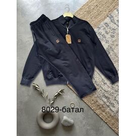 Костюм спортивний чоловічий 8029 navy р.2XL-6XL "Moranny" недорого оптом від прямого постачальника