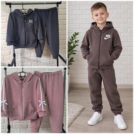 Костюм дитячий спортивний теплий на хлопчика PR1562 d.grey р.6-9 "Proschenko" недорого оптом від прямого постачальника