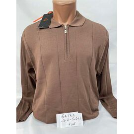 Фотография Свитер мужской SB2297 brown р.3XL-6XL "Sabihina" недорого оптом от прямого поставщика