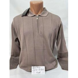 Фотография Свитер мужской SB2298 grey р.3XL-6XL "Sabihina" недорого оптом от прямого поставщика