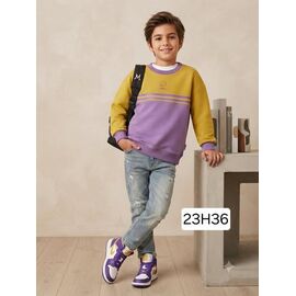 Фотография Свитер детский на мальчика 23H36 purple р.3-7 "Фунтик" недорого оптом от прямого поставщика