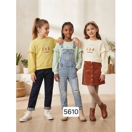 Светер Дитячий на дівчинку 5610 l.beige р.3-6 "Фунтик" недорого оптом від прямого постачальника