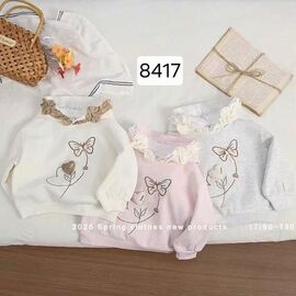 Светер Дитячий на дівчинку 8417 white р.1-5 "Фунтик" недорого оптом від прямого постачальника