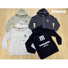 Фотография Кофта спортивная мужская NV2405 d.grey р.L-4XL "Navas" недорого оптом от прямого поставщика