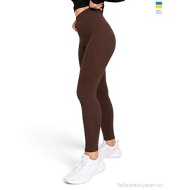 Лосінси жіночі Зима 7225 шоколад (4 шт. р.сіткаS-XL) "Sport style" недорого оптом від прямого постачальника