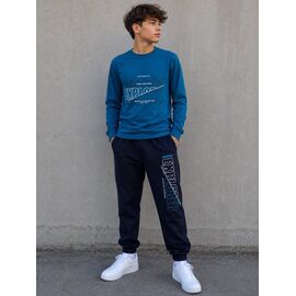 Фотография Костюм детский спортивный на мальчика 70B blue р.140-152 "Disneyopt kids" недорого оптом от прямого поставщика