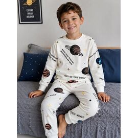 Фотография Пижама детская на мальчика DK55 white р.4-10 "Disneyopt kids" недорого оптом от прямого поставщика