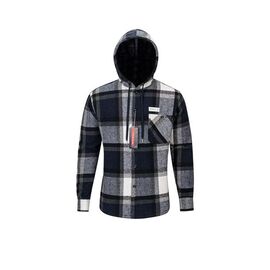 Сорочка чоловіча тепла VR52 navy р.XL-5XL "Verton" недорого оптом від прямого постачальника