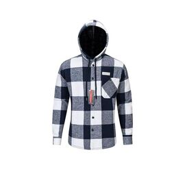 Сорочка чоловіча тепла VR55 navy р.XL-5XL "Verton" недорого оптом від прямого постачальника